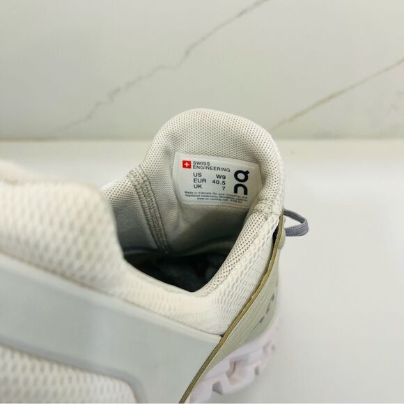 On Cloudswift Limelight Running Shoes - White and Yellow - Picture 9 of 10